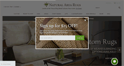 Desktop Screenshot of naturalarearugs.com
